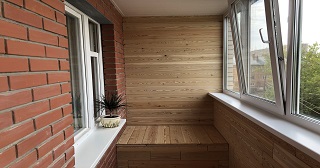 Отделка, остекление, утепление балконов в Кизилюрте от 212 руб. м/2.