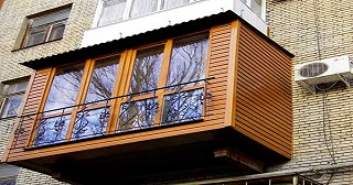 Внешняя отделка балкона Кизилюрт цена от 1057 руб. м/2.